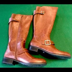 Ralph Lauren MARYANN Brown Boots Women’s 9.5 zip
